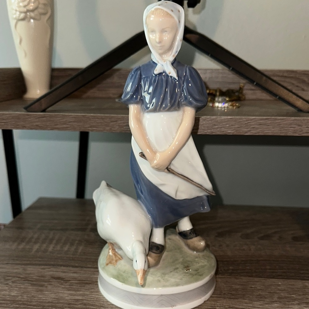 Royal Copenhagen Blue and White Sculpture Art